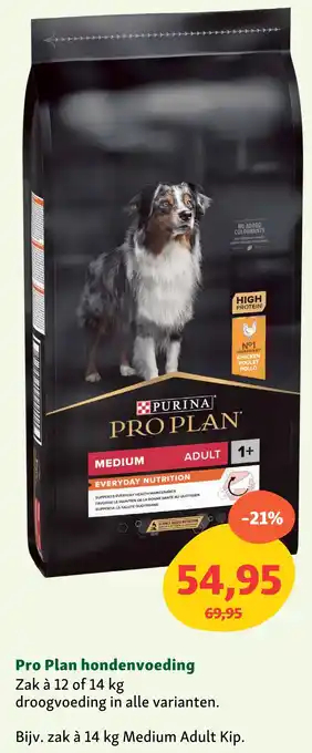 Maxi Zoo Pro Plan hondenvoeding aanbieding
