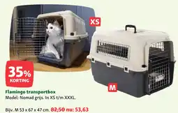 Maxi Zoo Flamingo transportbox aanbieding