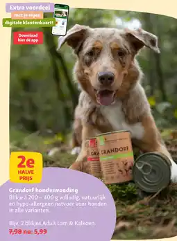 Maxi Zoo Grandorf hondenvoeding aanbieding