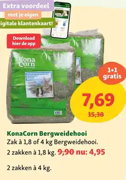 Maxi Zoo KonaCorn Bergweidehooi aanbieding