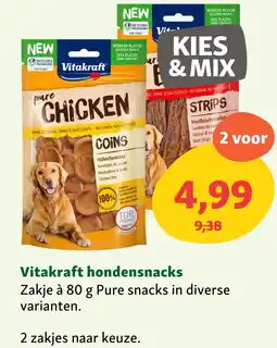 Maxi Zoo Vitakraft hondensnacks aanbieding