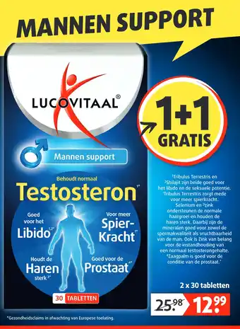 Lucovitaal Behoudt normaal Testosteron aanbieding