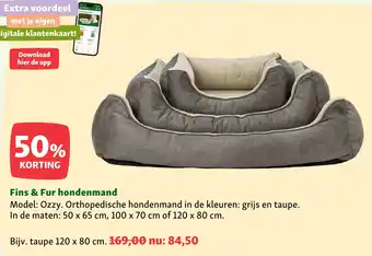 Maxi Zoo Fins & Fur hondenmand aanbieding