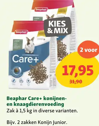 Maxi Zoo Beaphar Care+ konijnen en knaagdierenvoeding aanbieding
