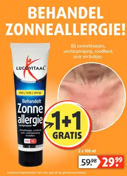 Lucovitaal BEHANDEL ZONNEALLERGIE aanbieding