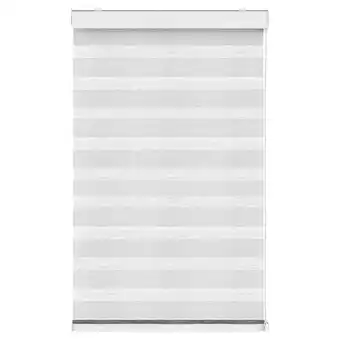 Leen Bakker Fenstr duo-rolgordijn wit - 160x175 cm aanbieding