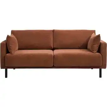 Leen Bakker Bank Siem 2,5-zits - stof Egon - terracotta aanbieding