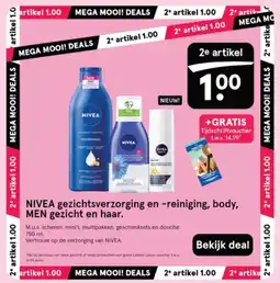Etos NIVEA gezichtsverzorging en -reiniging, body, MEN gezicht en haar. aanbieding