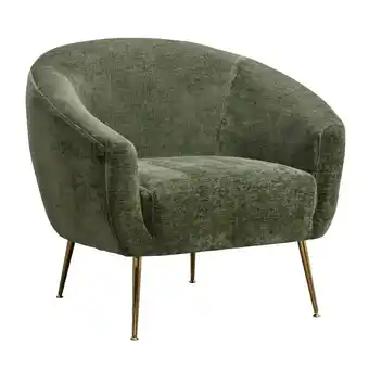 Leen Bakker Fauteuil Rosaly - groen aanbieding