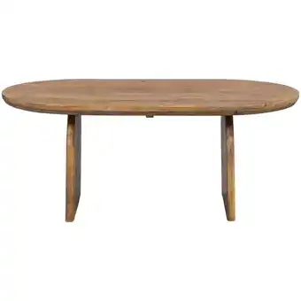 Leen Bakker Salontafel Olivier - mangohout - 100x50x40 cm aanbieding