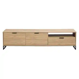 Leen Bakker TV-meubel Lucca - eikenkleur - 46x185x48 cm aanbieding