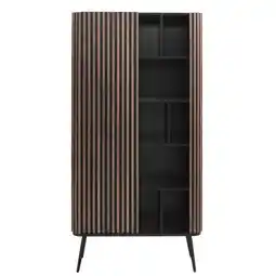Leen Bakker Kast Patrick - walnoot - 180x90x40 cm aanbieding