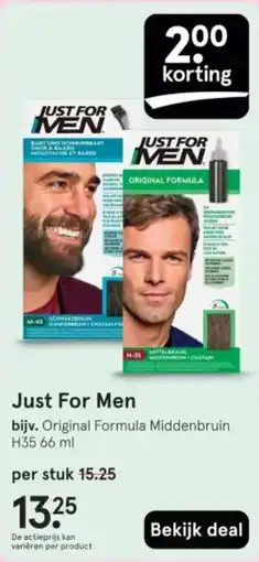 Etos Just For Men aanbieding