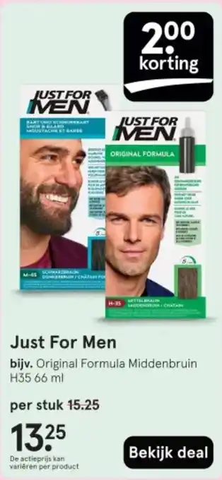 Etos Just For Men aanbieding
