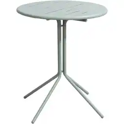 Leen Bakker Bistrotafel Vence - groen - 70xØ60 cm aanbieding