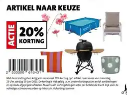 Intratuin ARTIKEL NAAR KEUZE 20% KORTING aanbieding
