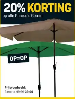 Hubo Prijsvoorbeeld: 3 meter aanbieding