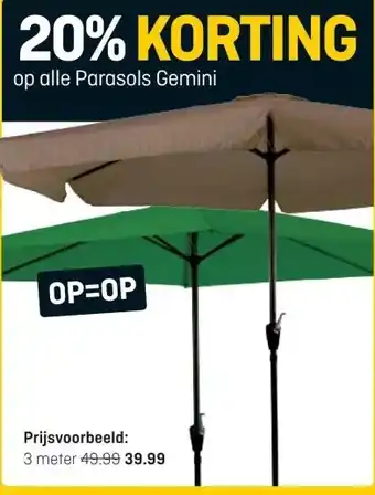 Hubo Prijsvoorbeeld: 3 meter aanbieding