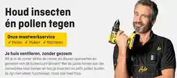 Hubo Houd insecten én pollen tegen aanbieding