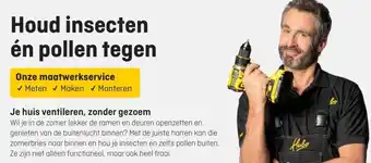 Hubo Houd insecten én pollen tegen aanbieding