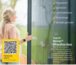 Hubo Toppoint NovusⓇPlisséhordeur aanbieding