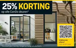 Hubo 25% KORTING op alle CanDo deuren* aanbieding