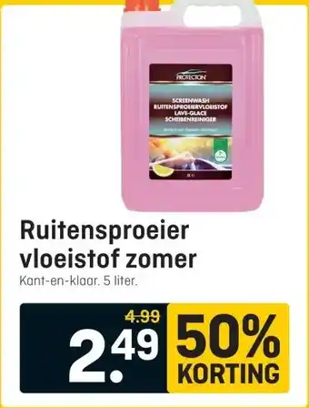 Hubo Ruitensproeier vloeistof zomer aanbieding