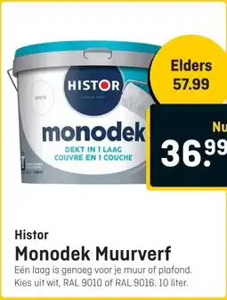 Hubo Monodek Muurverf aanbieding