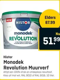 Hubo Monodek Revolution Muurverf aanbieding