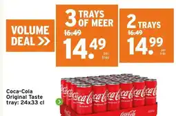 GAMMA Coca-Cola Original Taste tray: 24x33 cl aanbieding