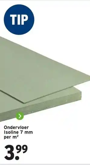 GAMMA Ondervloer Isoline 7 mm per m² aanbieding