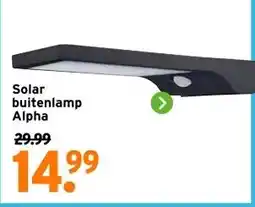 GAMMA Solar buitenlamp Alpha aanbieding