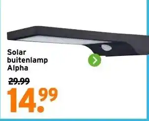 GAMMA Solar buitenlamp Alpha aanbieding