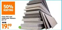 GAMMA Click PVC met ondervloer Manera per m² aanbieding