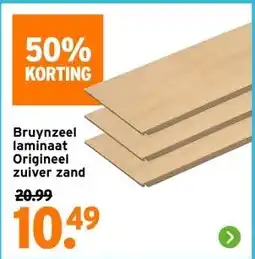 GAMMA Bruynzeel laminaat Origineel zuiver zand aanbieding