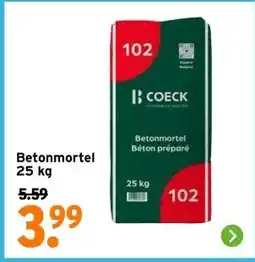 GAMMA Betonmortel 25 kg aanbieding
