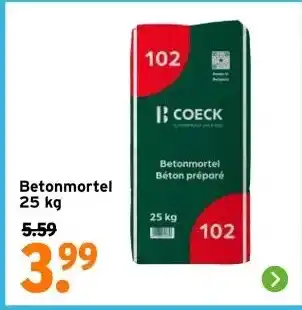 GAMMA Betonmortel 25 kg aanbieding