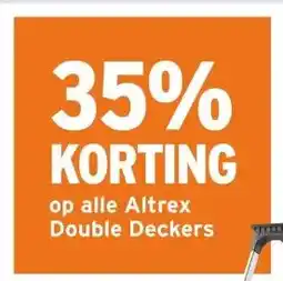 GAMMA 35% KORTING op alle Altrex Double Deckers aanbieding