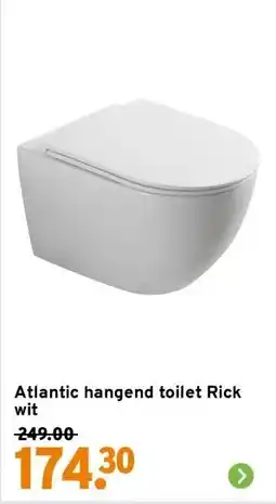 GAMMA Atlantic hangend toilet Rick wit aanbieding