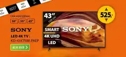 Expert Sony KD-43X75WLPAEP aanbieding