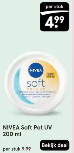Etos NIVEA Soft Pot UV aanbieding