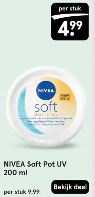 Etos NIVEA Soft Pot UV aanbieding