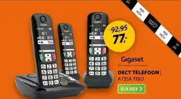 Expert Gigaset A735A Trio Zwart aanbieding
