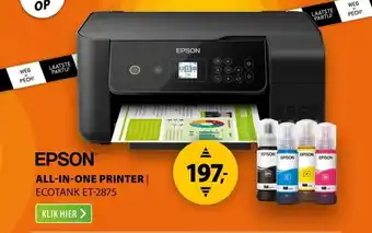 Expert Epson EcoTank ET-2875 aanbieding