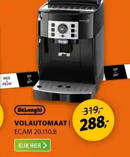 Expert DeLonghi ECAM20.110.B Zwart aanbieding