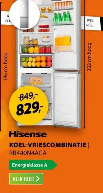 Expert Hisense RB440N4ACA aanbieding