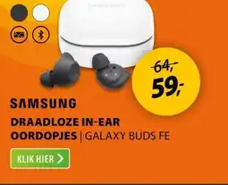 Expert Samsung Galaxy Buds FE Zwart aanbieding