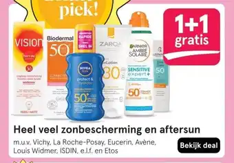 Etos Heel veel zonbescherming en aftersun aanbieding