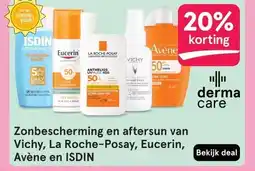 Etos Zonbescherming en aftersun van Vichy, La Roche-Posay, Eucerin, Avène en ISDIN aanbieding