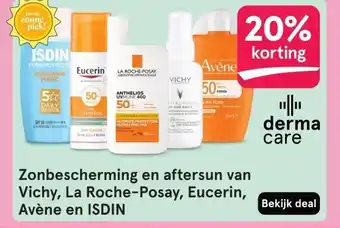 Etos Zonbescherming en aftersun van Vichy, La Roche-Posay, Eucerin, Avène en ISDIN aanbieding
